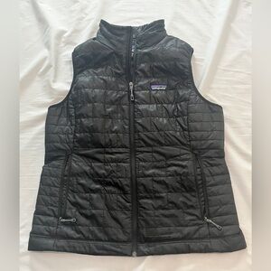 Black Patagonia Down Sweater Vest, size Large